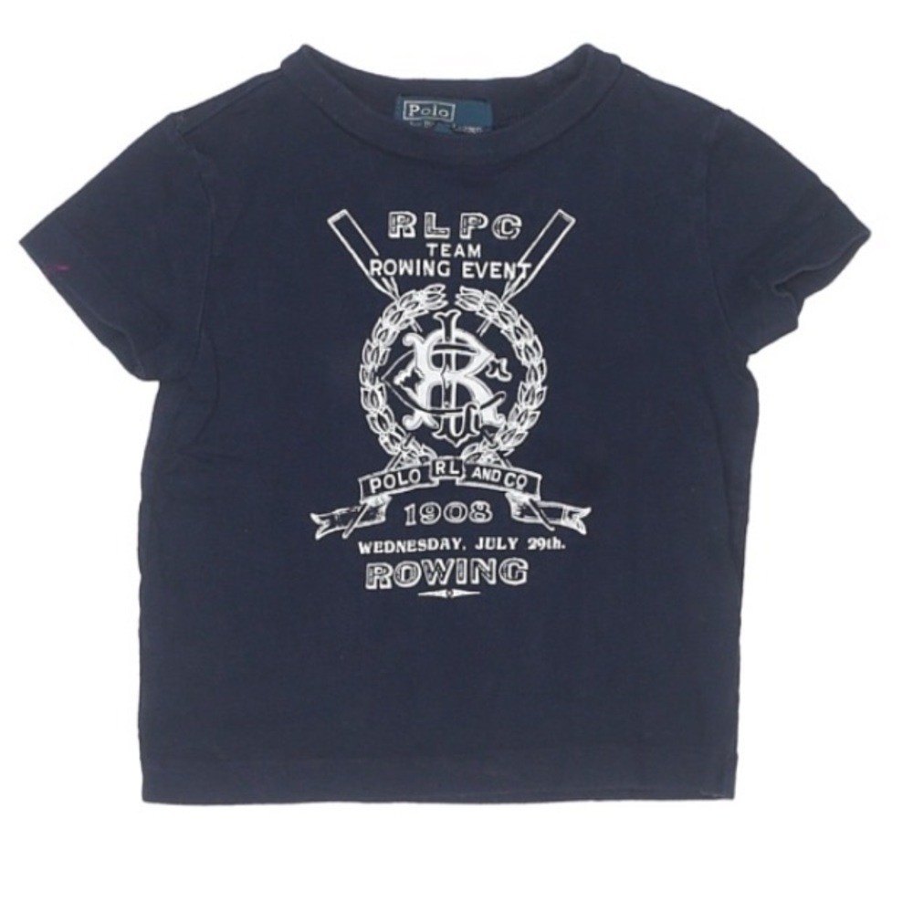 Polo Ralph Lauren Rowing Team Navy blue Short Sleeve T-shirt 18 months